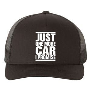 Just One More Car I Promise Funny Fingers Crossed Yupoong Adult 5-Panel Trucker Hat