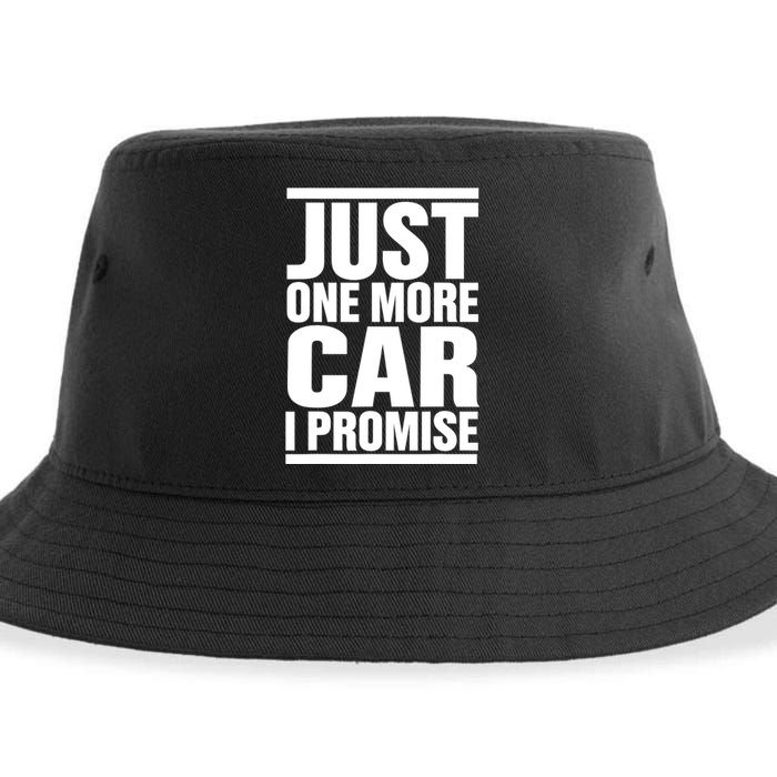 Just One More Car I Promise Funny Fingers Crossed Sustainable Bucket Hat