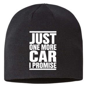 Just One More Car I Promise Funny Fingers Crossed Sustainable Beanie