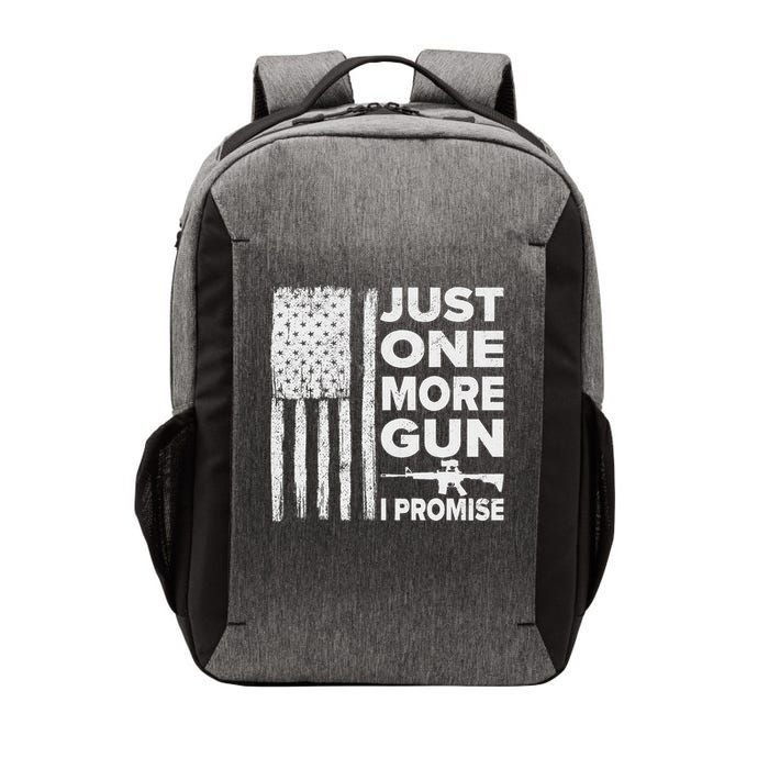 Just One More Gun I Promise Patriotic Design For Husband Vector Backpack
