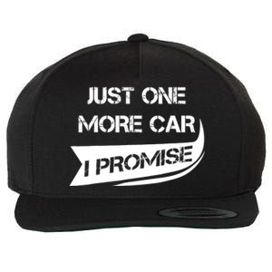 Just One More Car: Funny Racing Car Lover Gift Wool Snapback Cap