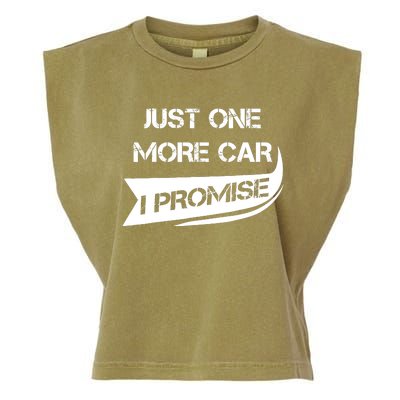 Just One More Car: Funny Racing Car Lover Gift Garment-Dyed Women's Muscle Tee