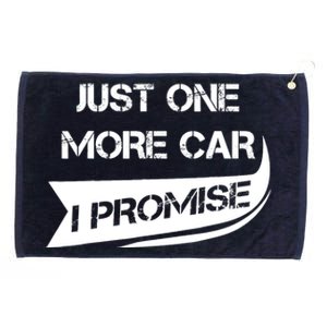 Just One More Car: Funny Racing Car Lover Gift Grommeted Golf Towel