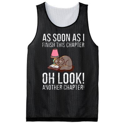 Just One More Chapter Cat 2024 Mesh Reversible Basketball Jersey Tank