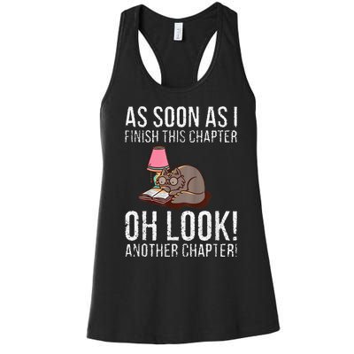 Just One More Chapter Cat 2024 Women's Racerback Tank