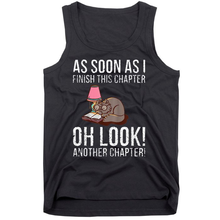 Just One More Chapter Cat 2024 Tank Top