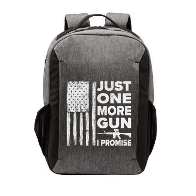 Just One More Gun I Promise Patriotic Design For Husband Vector Backpack
