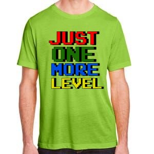 Just One More Level Funny Video Gamer Adult ChromaSoft Performance T-Shirt