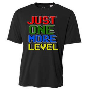 Just One More Level Funny Video Gamer Cooling Performance Crew T-Shirt