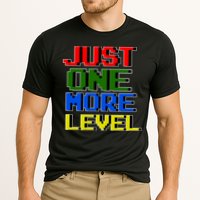 Just One More Level Funny Video Gamer Cooling Performance Crew T-Shirt