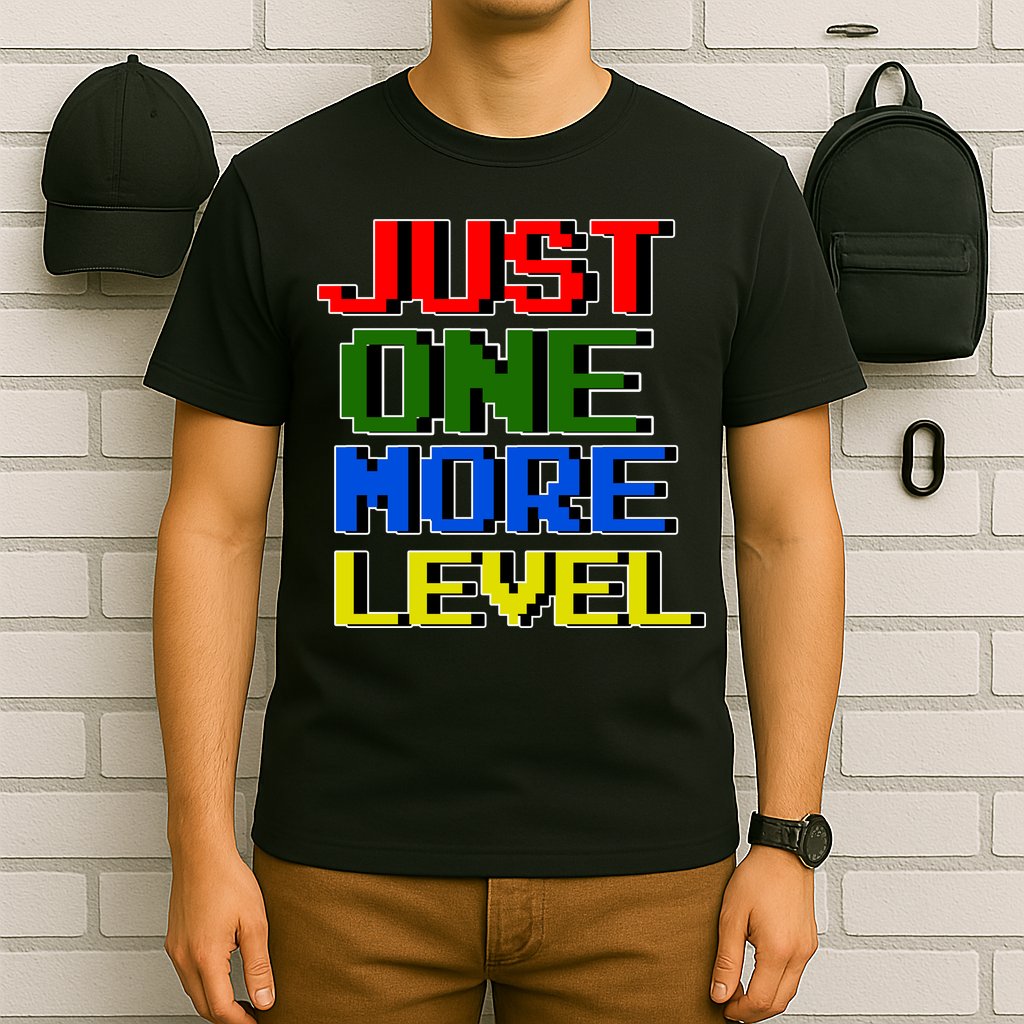 Just One More Level Funny Video Gamer T-Shirt