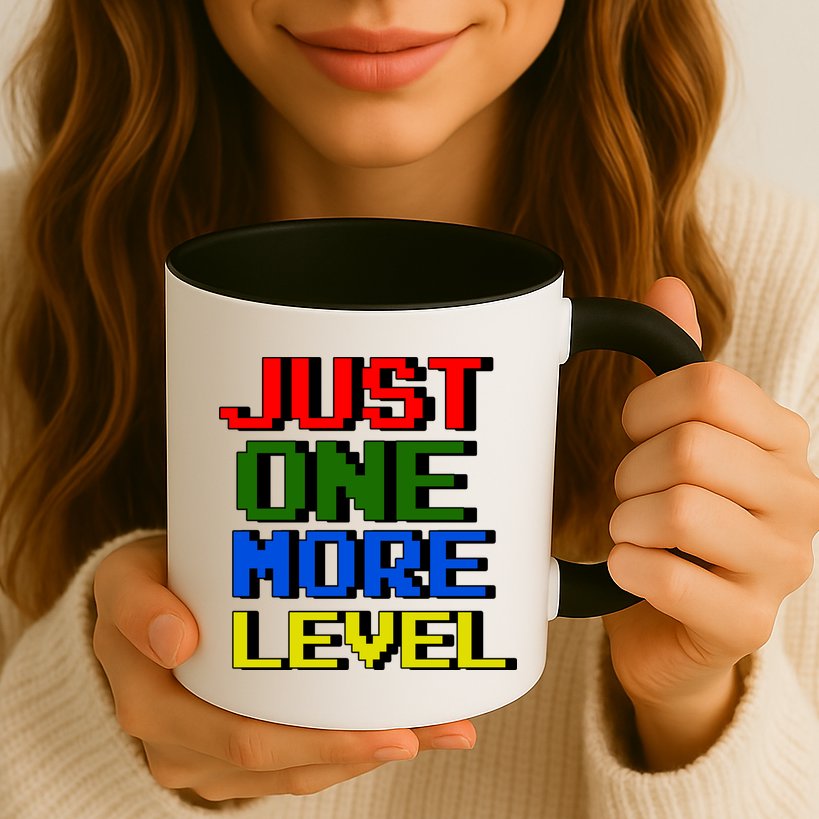 Just One More Level Funny Video Gamer Mug