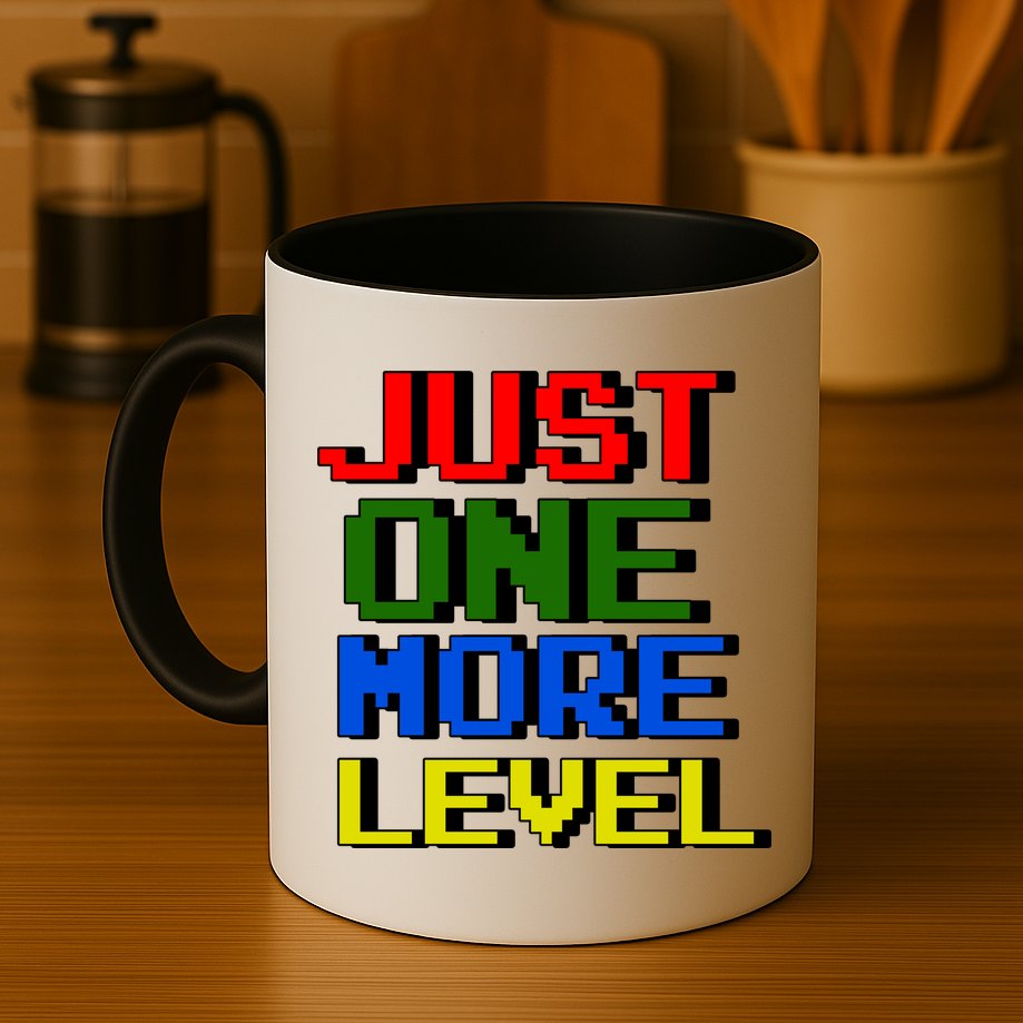 Just One More Level Funny Video Gamer Mug