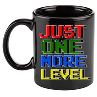 Just One More Level Funny Video Gamer 11oz C Handle Ceramic Mug