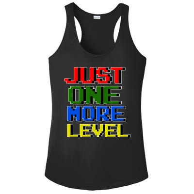 Just One More Level Funny Video Gamer Ladies PosiCharge Competitor Racerback Tank