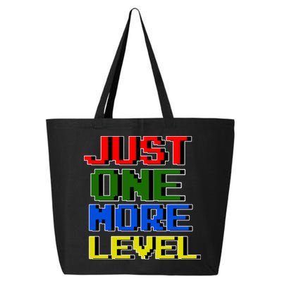 Just One More Level Funny Video Gamer 25L Jumbo Tote