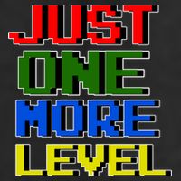 Just One More Level Funny Video Gamer 25L Jumbo Tote