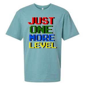 Just One More Level Funny Video Gamer Sueded Cloud Jersey T-Shirt