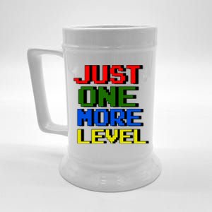 Just One More Level Funny Video Gamer Beer Stein