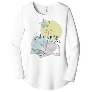 Just One More Chapter Women's Perfect Tri Tunic Long Sleeve Shirt