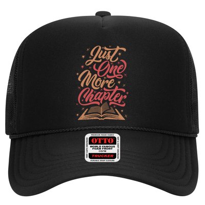 Just One More Chapter Literary For Readers Book Themed Trucker Hat