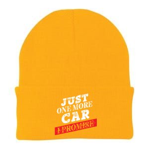 Just One More Car I Promise Funny Funny Gift Knit Cap Winter Beanie