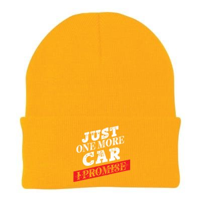 Just One More Car I Promise Funny Funny Gift Knit Cap Winter Beanie