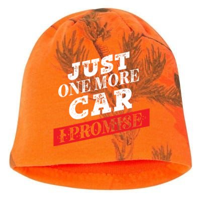 Just One More Car I Promise Funny Funny Gift Kati - Camo Knit Beanie