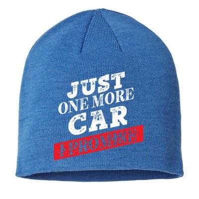 Just One More Car I Promise Funny Funny Gift Sustainable Beanie