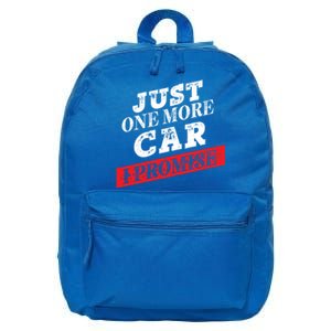 Just One More Car I Promise Funny Funny Gift 16 in Basic Backpack