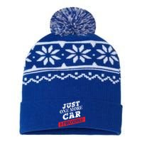 Just One More Car I Promise Funny Funny Gift USA-Made Snowflake Beanie