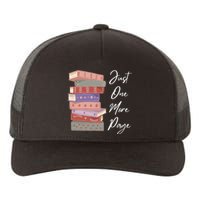 Just One More Page Book Reading Novels Funny Books Yupoong Adult 5-Panel Trucker Hat