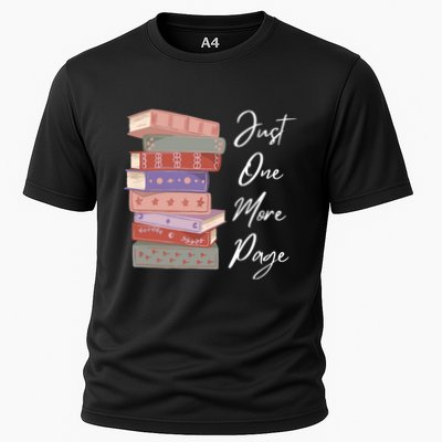 Just One More Page Book Reading Novels Funny Books Performance Shirt