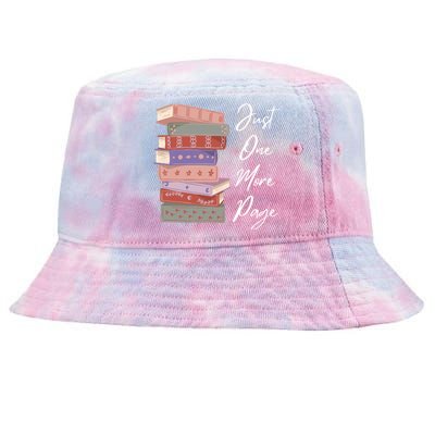 Just One More Page Book Reading Novels Funny Books Tie-Dyed Bucket Hat