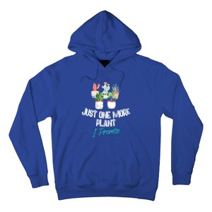 Just One More Plant I Promise Gift Houseplant Appreciation Day Gift Hoodie