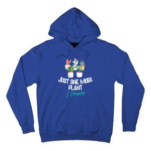 Just One More Plant I Promise Gift Houseplant Appreciation Day Gift Tall Hoodie