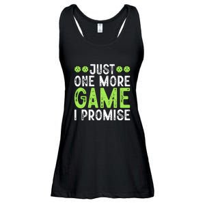 Just One More Game I Promise Pickleball Gift For Pickleball Fans Ladies Essential Flowy Tank