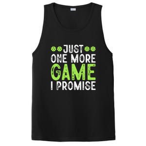 Just One More Game I Promise Pickleball Gift For Pickleball Fans PosiCharge Competitor Tank