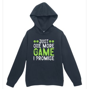 Just One More Game I Promise Pickleball Gift For Pickleball Fans Urban Pullover Hoodie