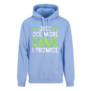 Just One More Game I Promise Pickleball Gift For Pickleball Fans Unisex Surf Hoodie