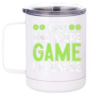 Just One More Game I Promise Pickleball Gift For Pickleball Fans 12 oz Stainless Steel Tumbler Cup