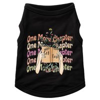 Just One More Chapter Bookworm Book Lover Nerd Reading Gift Doggie Tank