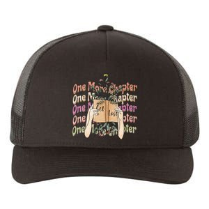 Just One More Chapter Bookworm Book Lover Nerd Reading Gift Yupoong Adult 5-Panel Trucker Hat