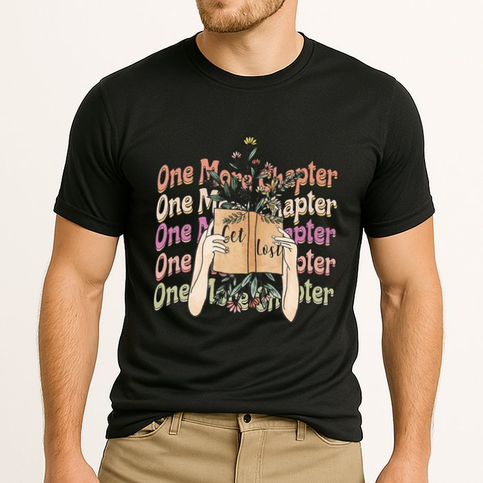 Just One More Chapter Bookworm Book Lover Nerd Reading Gift Performance Shirt