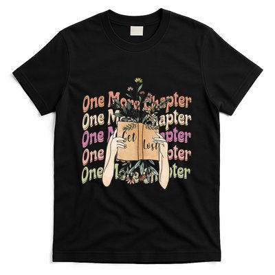 Just One More Chapter Bookworm Book Lover Nerd Reading Gift T-Shirt
