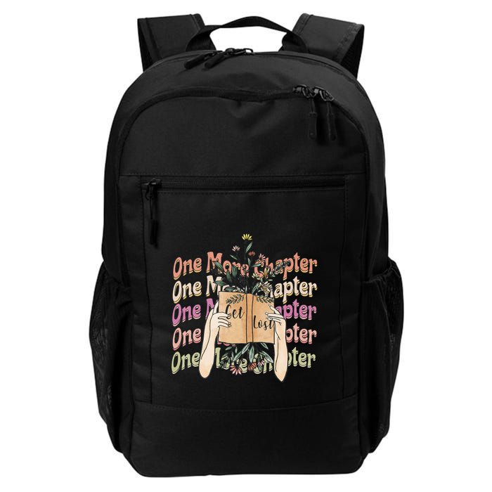 Just One More Chapter Bookworm Book Lover Nerd Reading Gift Backpack