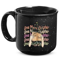 Just One More Chapter Bookworm Book Lover Nerd Reading Gift 15oz Campfire Ceramic Mug