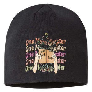 Just One More Chapter Bookworm Book Lover Nerd Reading Gift Sustainable Beanie