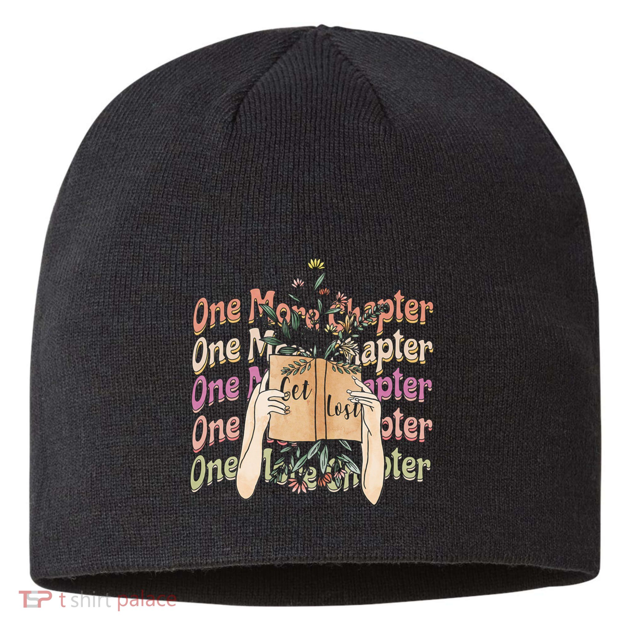 Just One More Chapter Bookworm Book Lover Nerd Reading Gift Sustainable Beanie