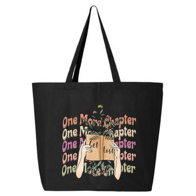 Just One More Chapter Bookworm Book Lover Nerd Reading Gift 25L Jumbo Tote